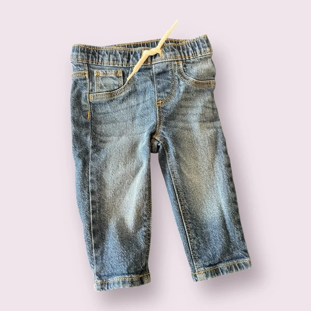 Old Navy Baby Denim Jogger Jeans 2-Pack Size 6–12 Months